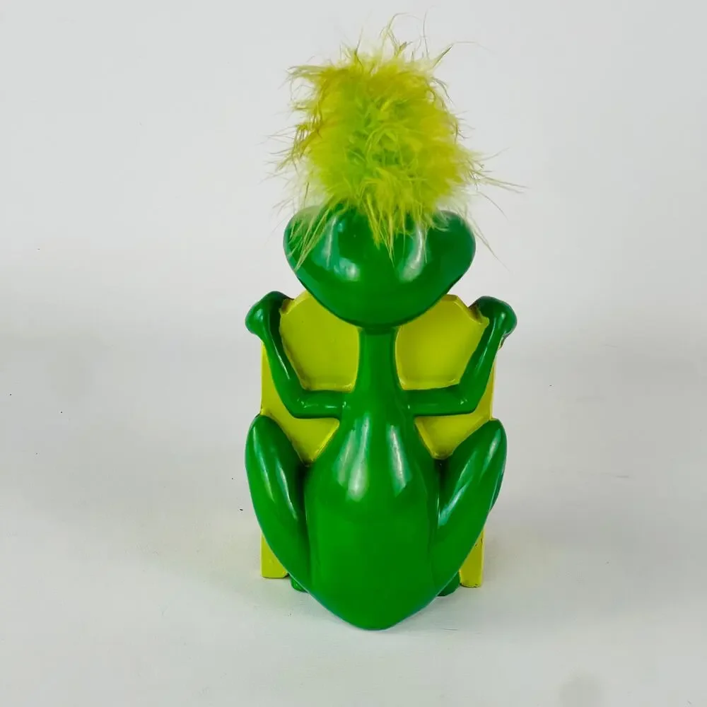 Funny Green Frog Perpetual Calendar; Is it Friday Yet? Month/Day. RARE